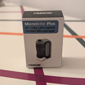 Carson MicroBrite Plus 60x-120x Handheld Microscope